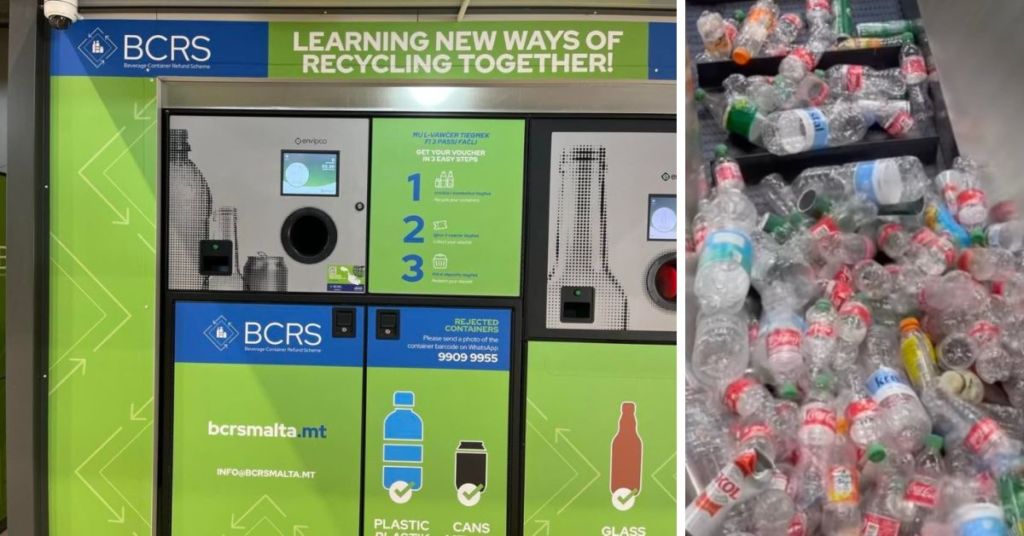 Reverse Recycling Bins Filling To Brim On Day One As 30,000 Bottles