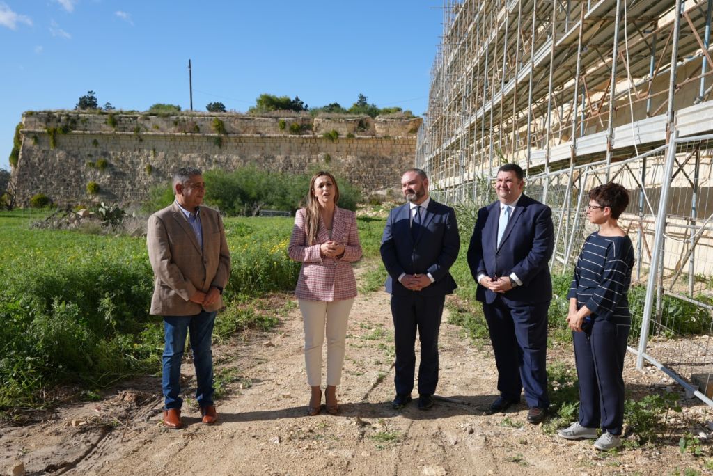 Restoration Continues At The Bastion Of St John And Baroque Gates