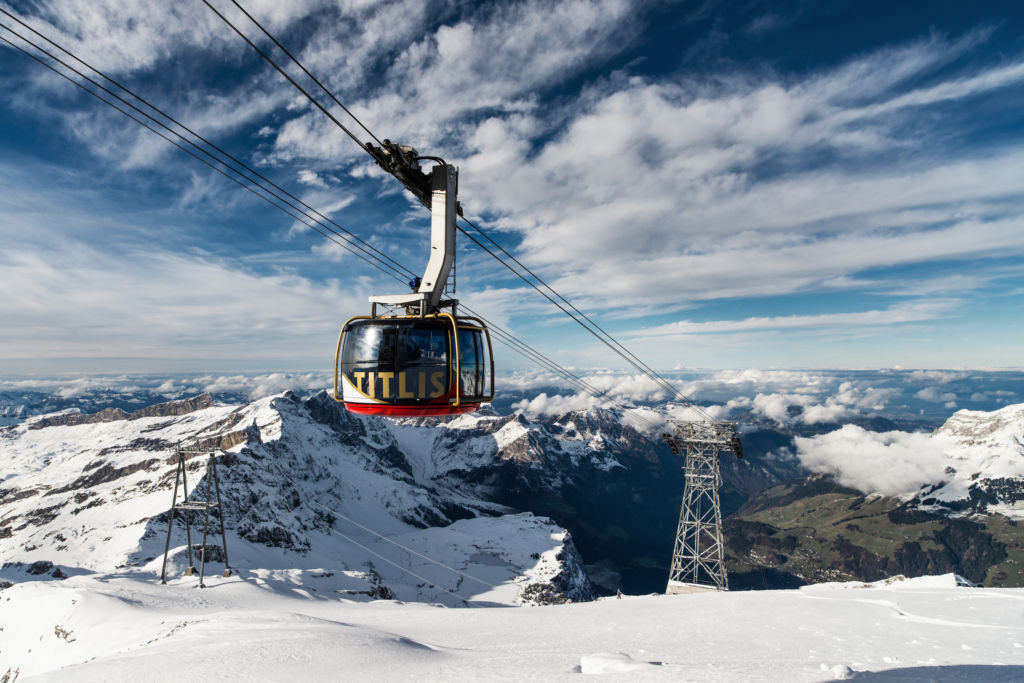 Switzerland's highest cable car to Klein Matterhorn in Zermatt