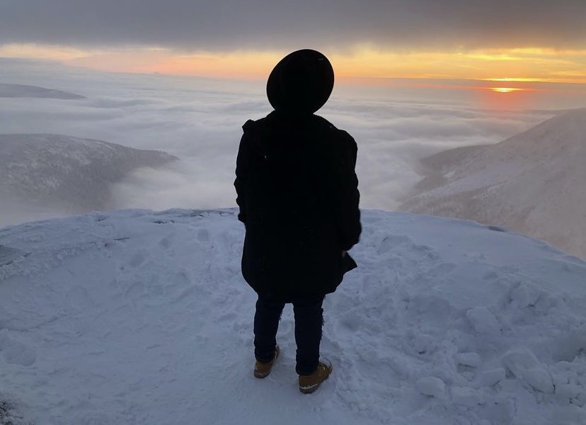 High up on the Snežka mountain (Source: Shauunzers' Instagram)