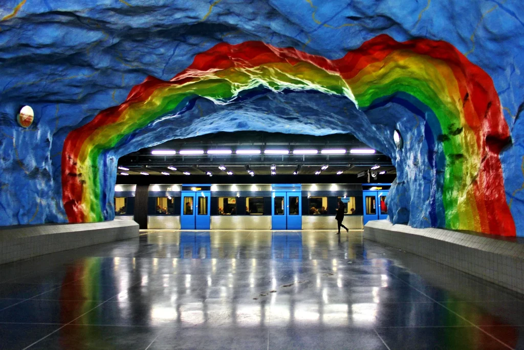 Stockholm Underground Station (Source: The Culture Map)