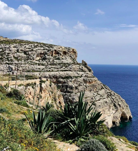 Marlene Farrugia cites Wied Babu as one of the places she used to escape to when life got too hectic (Source: Malta Hidden Trails Instagram)