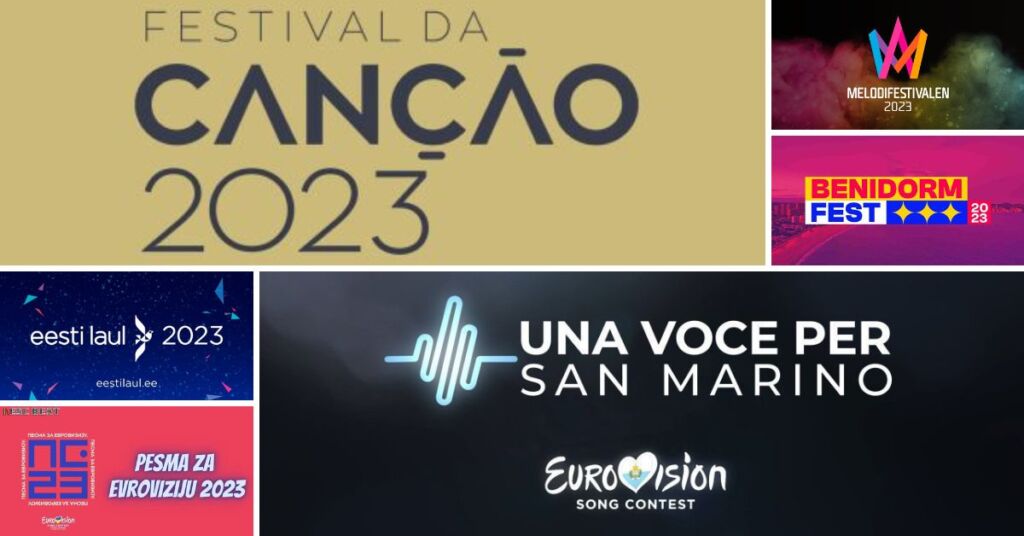 Eurovision national selections all over Europe have actual names and creative concepts.