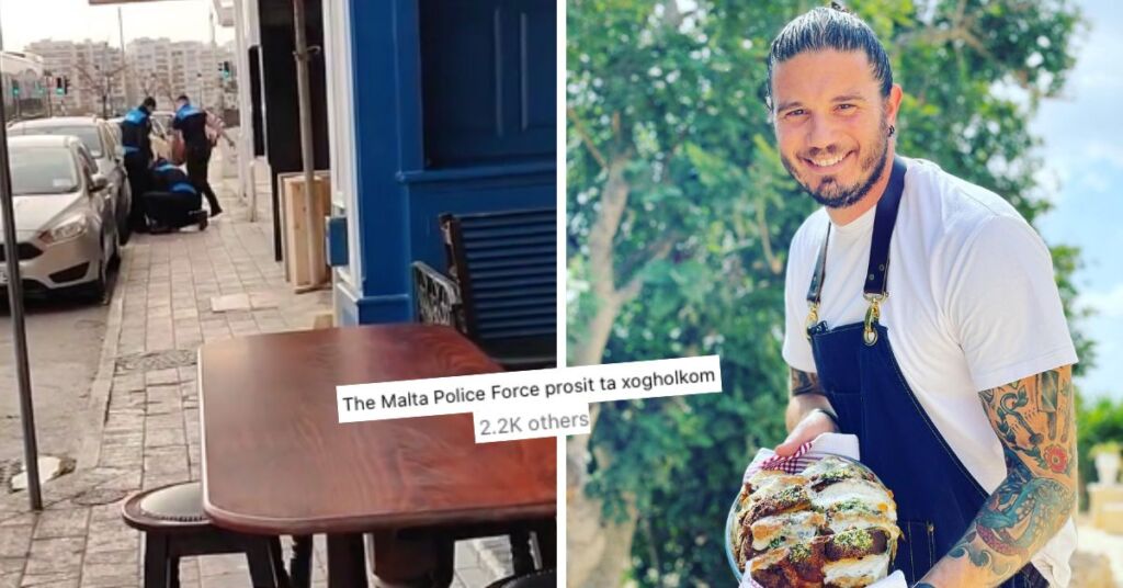 St Julian’s Chef Stands Up For Police Officer Filmed Kicking Aggressive Man On Ground St Julian’s Chef Stands Up For Police Officer Filmed Kicking Aggressive Man On Ground