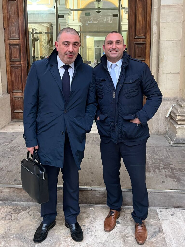 Defence lawyers Franco Debono and Edward Gatt