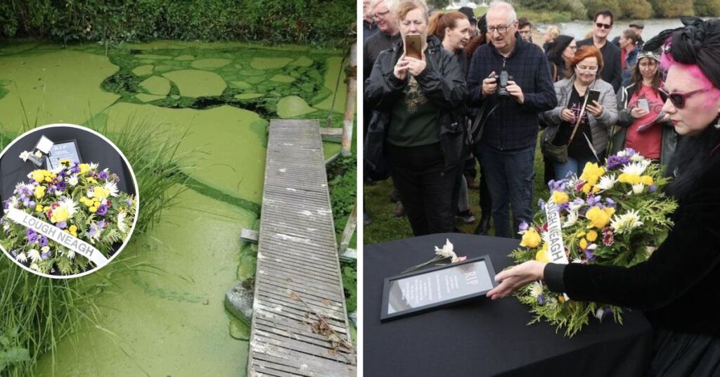 A Wake For The Lake: Symbolic Funeral For UK's Largest Freshwater