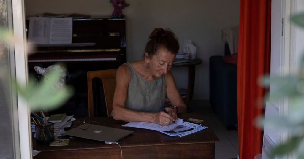 Yana Mintoff, one of the activists who forms part of the coalition, in her office.