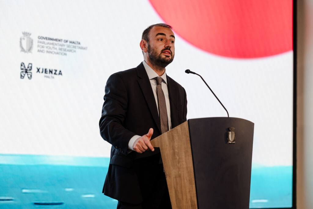 The Hon. Keith Azzopardi Tanti, Parliamentary Secretary for Youth, Research and Innovation.