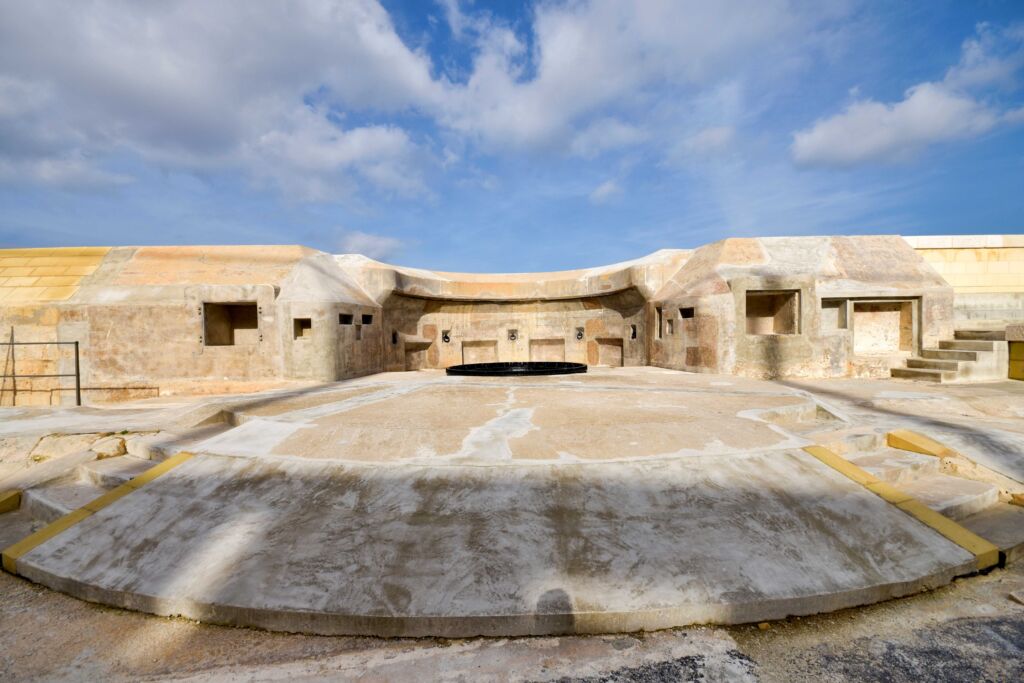 Restored gun emplacement